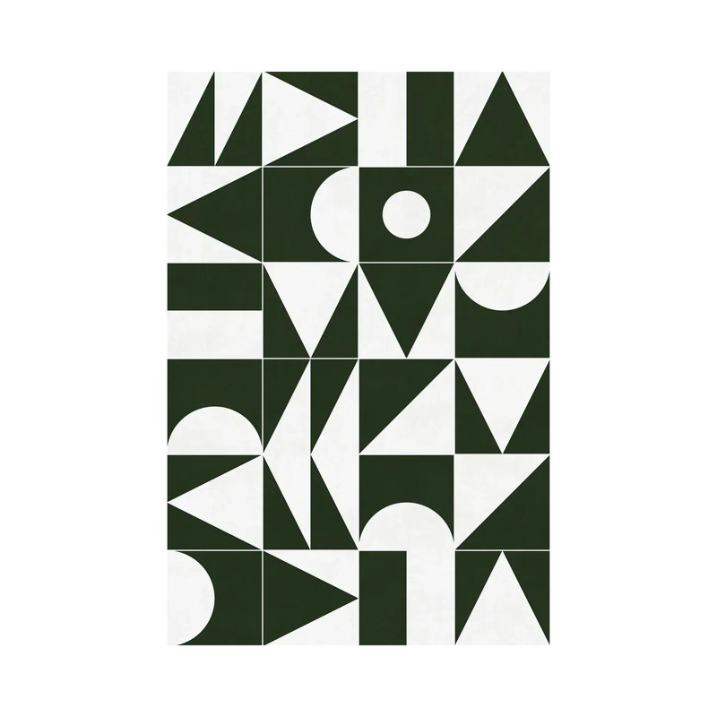 My Favorite Geometric Patterns No.15 by Zoltan Ratko - Print on Canvas, 101.6 cm H x 66.04 cm W x 1.91 cm D, Wrapped Canvas