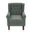 Duward 74Cm Wide Tufted Wingback Armchair with Solid Wood Legs-545297691