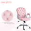 Fauteuil de bureau en velours Vinsetto-1378460358