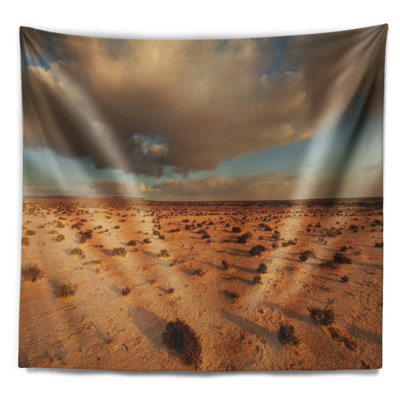 Désert sous le tapisserie de couleur sahara occidental