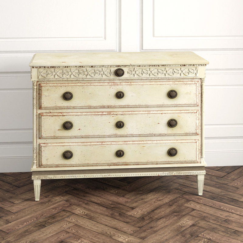 Gustavian 4 - Drawer Dresser