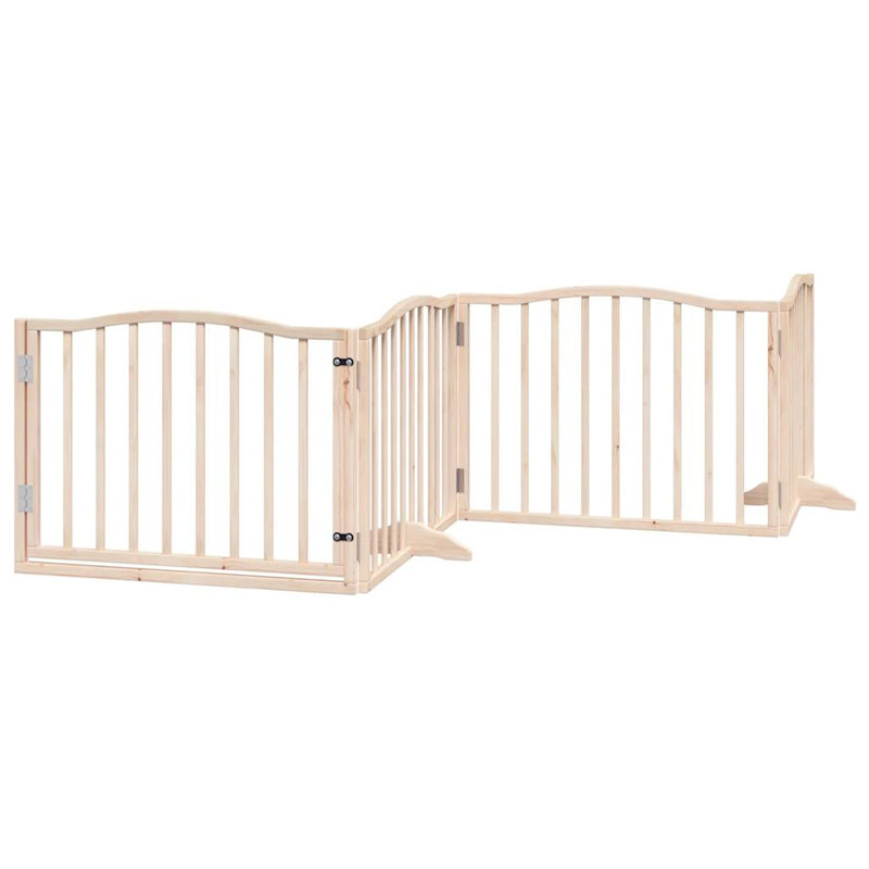 Deance Solid Wood Dog House Door, Beige, 60cm H x 480cm W x 2cm D