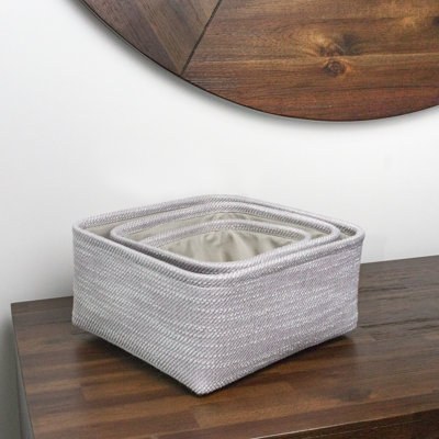 17 Stories Fabric Decorative Basket