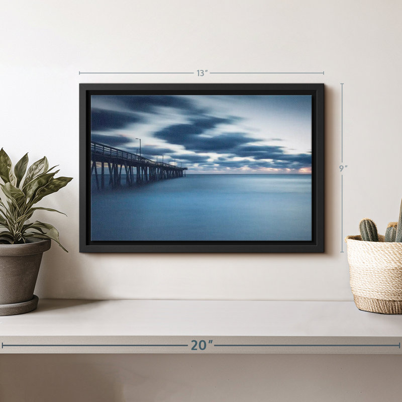 Impression sur toile Virginia Beach, H 9 po x l 13 po