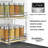 LYNK PROFESSIONAL® Elite Pull Out Spice Rack Organizer for Cabinet - Tier, Chrome-86614324