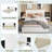 Wooden Floating Platform Bed With Led Lights And Built-in Nightstands-1579754335-1579754334