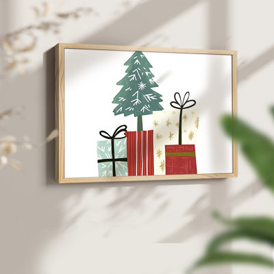 Chirstmas Art-LXXX -Framed Print - Restickable