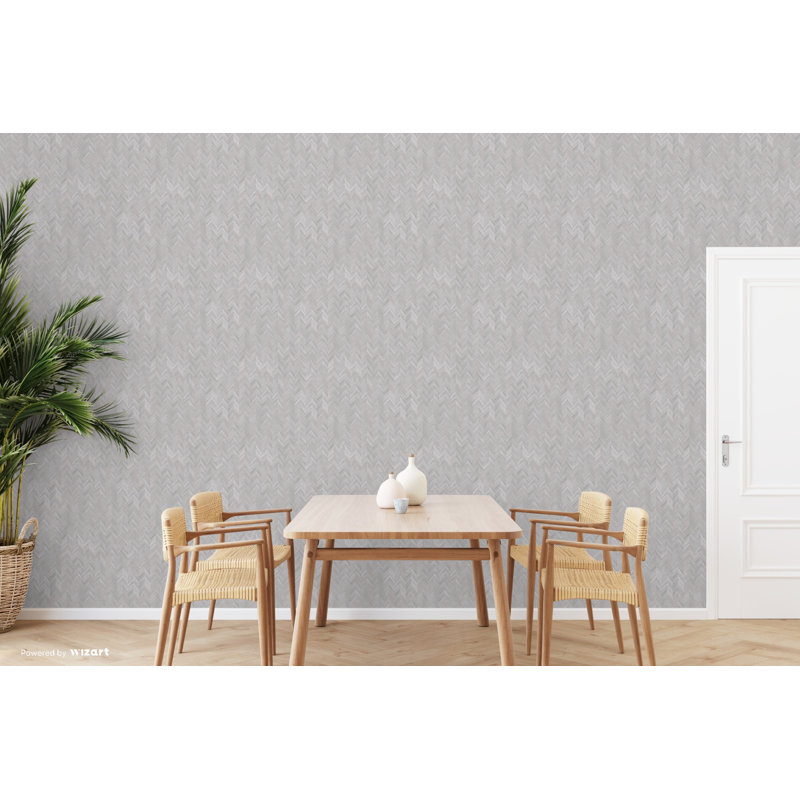 10m x 53cm 3D Embossed Roll, Silver