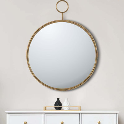 Arden Metal Round Mirror