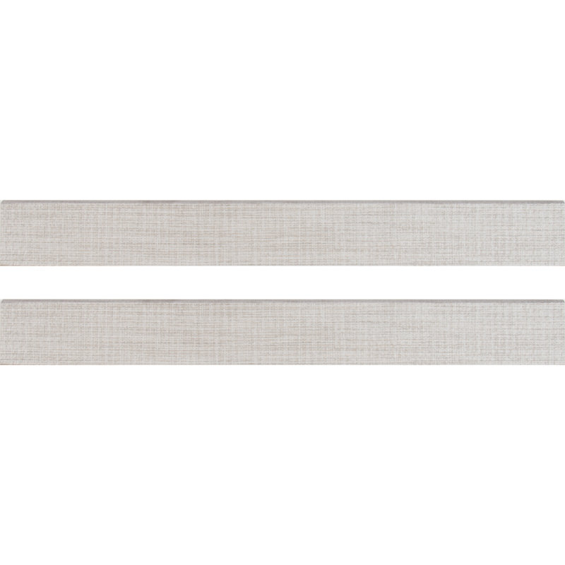 Gray Matte Porcelain Bullnose Wall Tile Trim