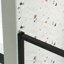 Douche pivotante à porte pivotante noir mat - 44-48 "x 71", verre trempé de 6 mm, poignée en acier inoxydable, fermeture magnétique, fuite, installation réversible pour une largeur de 71 po de hauteur, conception de fuite de 1/4 po