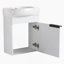 Meuble-lavabo autoportant à fermeture en douceur avec lavabo-155266593