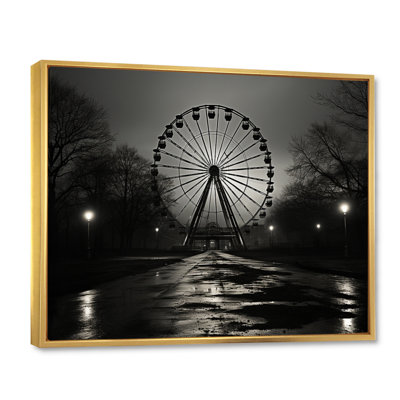 Grande roue grise enchantée - impression