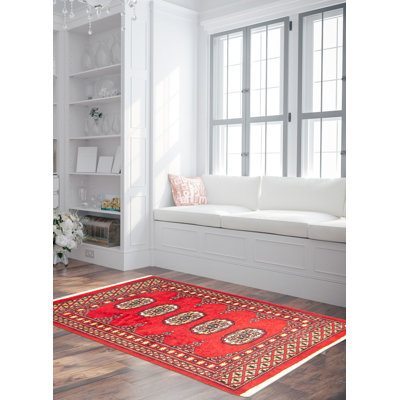 Tapis rouge Peshawar Bokhara 2 pi 0 po x 3 pi 1 po