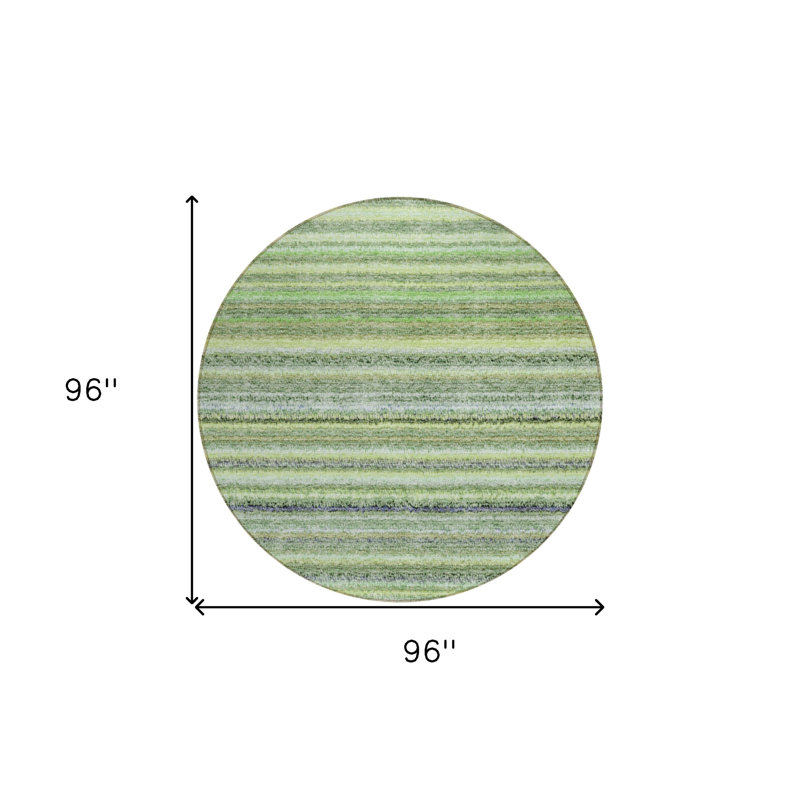 Tapis extérieur lavable à rayures 8 po