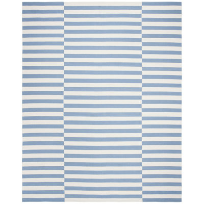 Tapis rayé en coton tissé à plat Lauren Ralph Lauren Ludlow