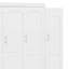 Grand lit escamotable avec garde-robe double et tablette de rangement, cadre de lit plateforme pliable multifonctionnel pour chambre d'amis