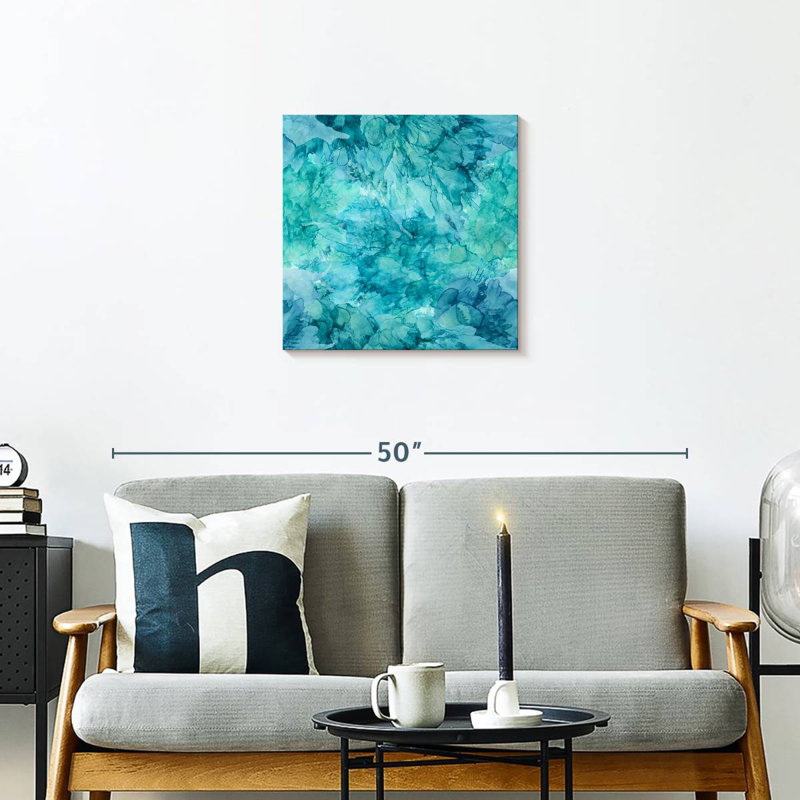 Blue Hues, 20" H x 20" W