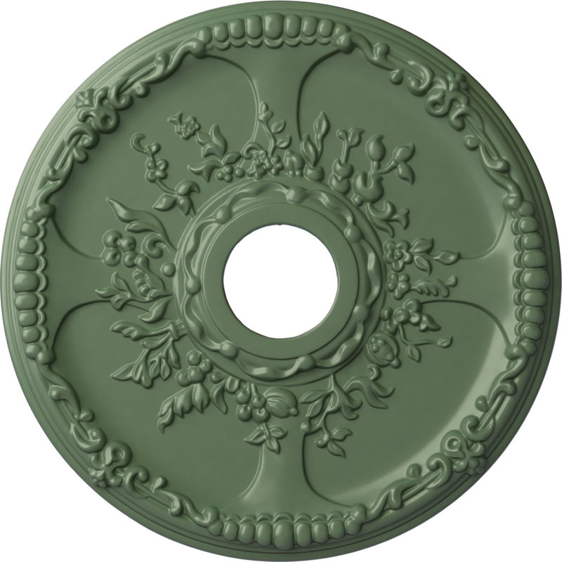 Antioch Ceiling Medallion, Athenian Green