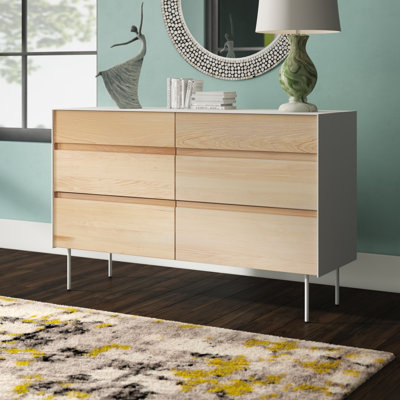 Clad 55'' W 6 - Drawer Dresser