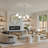 Kason Modern 7-Lights linear globe chandelier-979268664-979268665