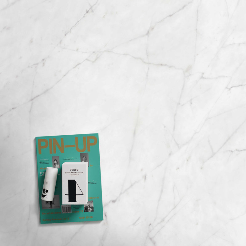 Carreau de porcelaine Carrara 3-D 24X48