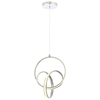 Luminaire suspendu géométrique 1 lumière DEL