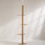 Arbre à chat PawHut réglable du sol au plafond avec poteaux à griffer en sisal et plateformes moelleuses pour un confort et un jeu optimaux pour votre chat.-648286408-648286409