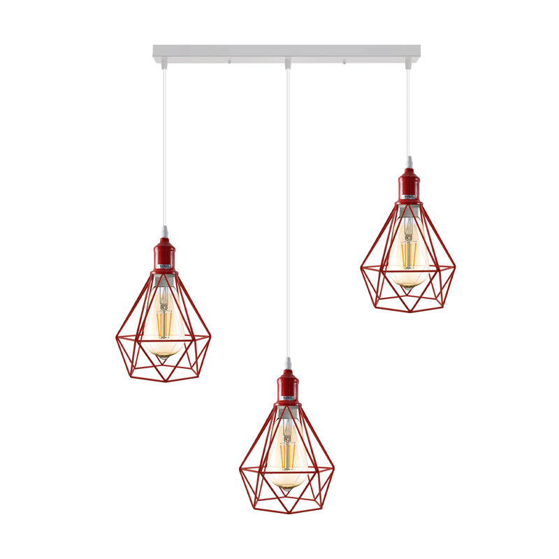 Alona 3 - Light Pendant, Red