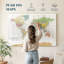 Carte du monde personnalisée avec punaise-1414298030-1414789980