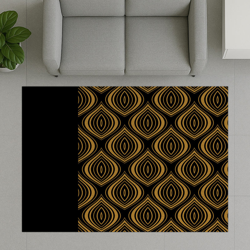 Geometric Area Rug, Rectangle 140 x 200 cm