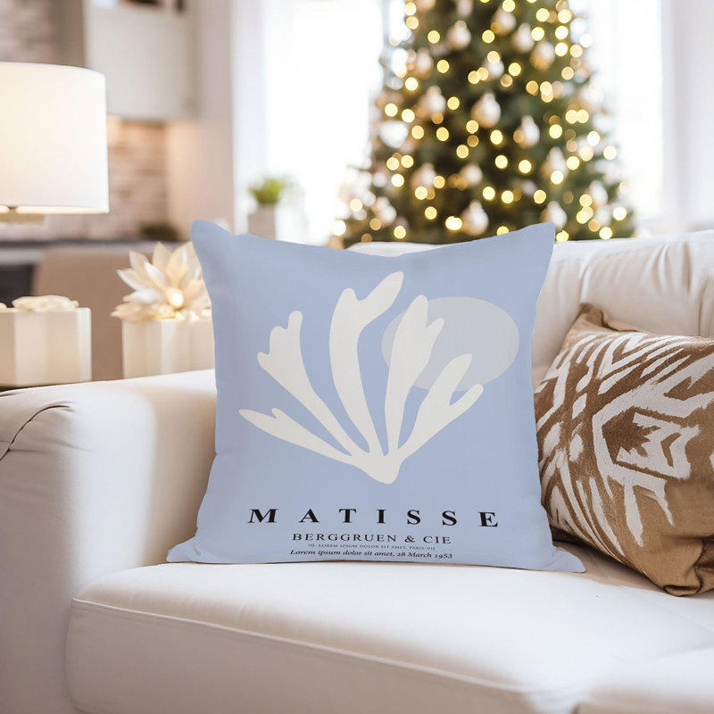 Botanical Matisse Shell Soft Blue Botanicals Bohemian