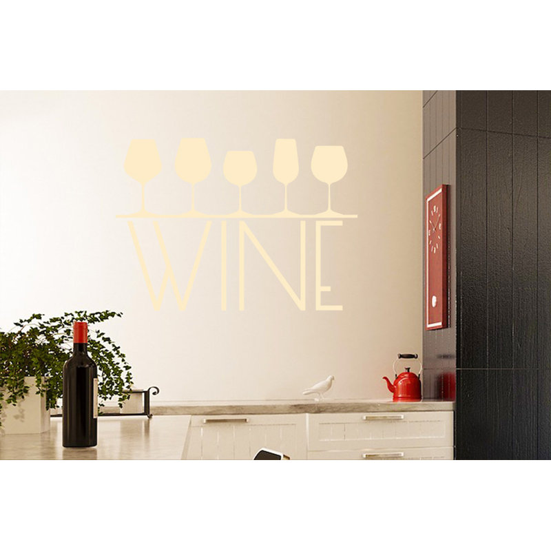 Food & Beverage Non-Wall Damaging Wall Decal, Beige, Large