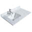 Palmilla 36" Freestanding Single Bathroom Vanity with Marble Top-74924330-74924308