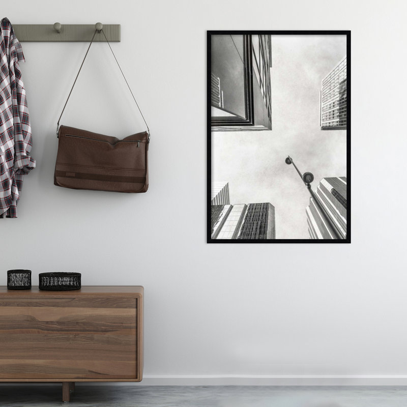 Modern Architecture by Rick Cotter, 41" H x 28" W, Black Framed