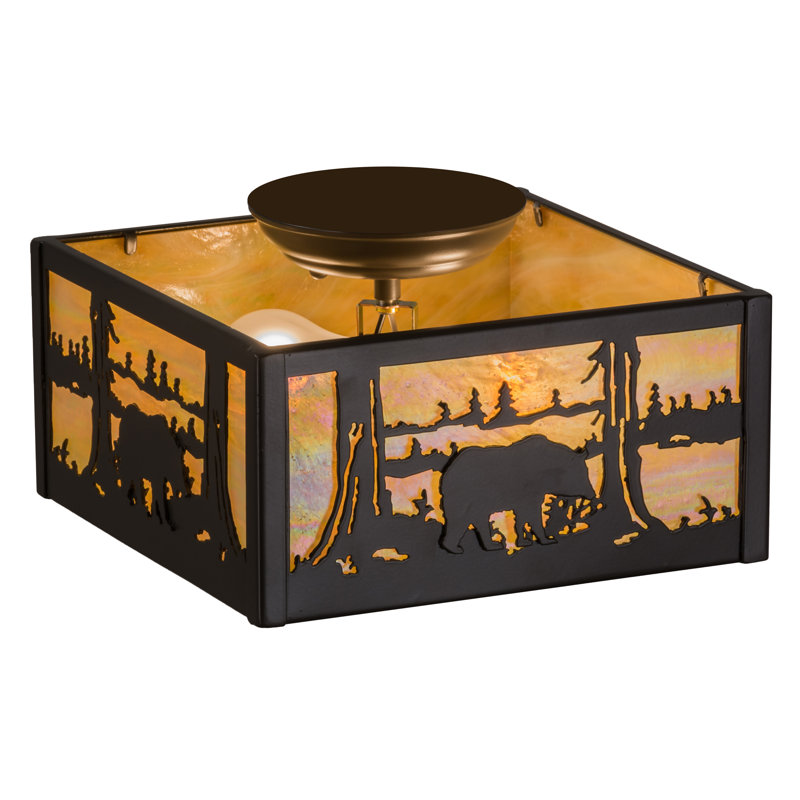 Rustic Lodge 2 - Light Flush Mount