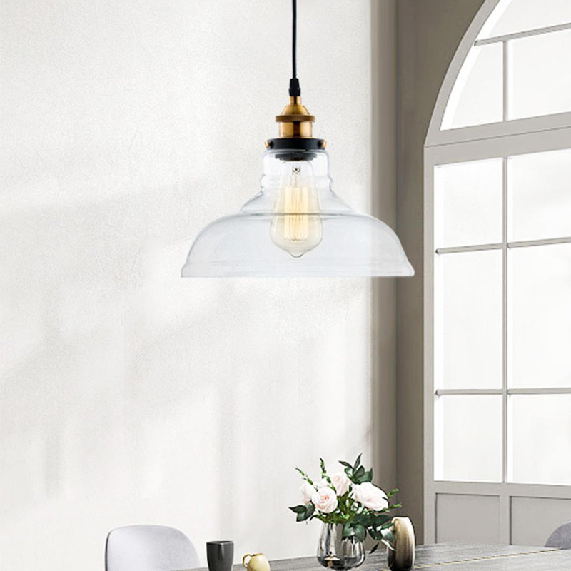 Lundholm 1-Light Dome Pendant 