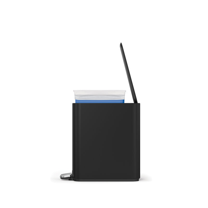 Simplehuman 5L Slim Pedal Bin, Matte Black