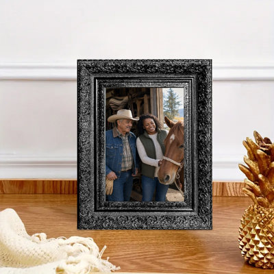 Cadre photo décoratif noir 3 pièces 11 "x 14" avec photo protecteur