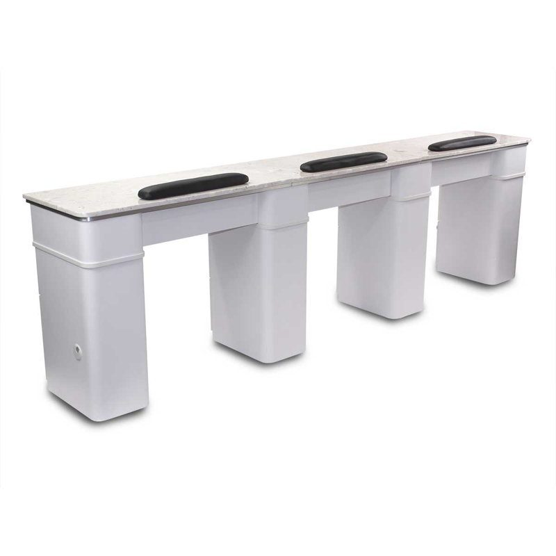 Sonoma Triple Manicure Table, Nail Station