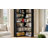 Corner Bookcase 6 Tiers with Baffles Industrial Large Corner Etagere Bookcase for Living Room Home Office-1226964059