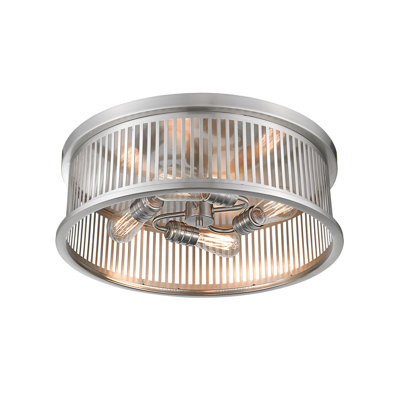 Beddingfield Steel Flush Mount