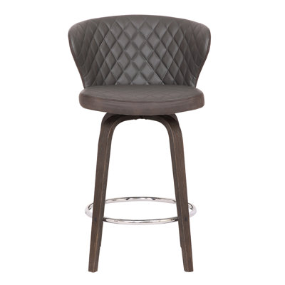 Swivel Upholstered Counter Stool