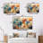 Manel - Abstract Botanicals Metal Wall Decor Set