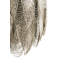 Large Leather Fringe Chandelier w/ Crown-367192913-380940079