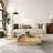 Square Veneer Coffee Table-686967711