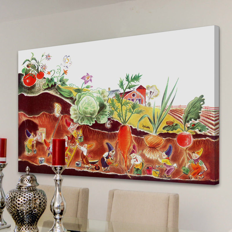 Garden - Wrapped Canvas Print, 30cm H x 46cm W