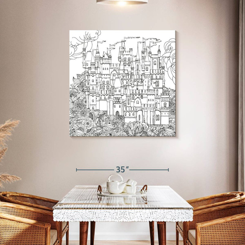 Château floral Ashelle, H 39 po x l 39 po