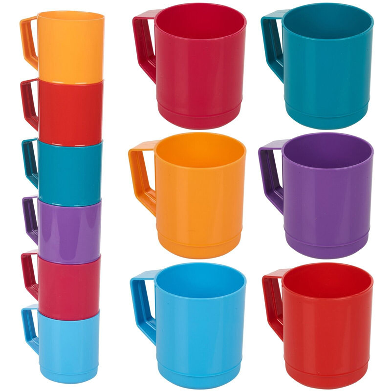 Nolly Plastic Coffee Mug, Multicolour