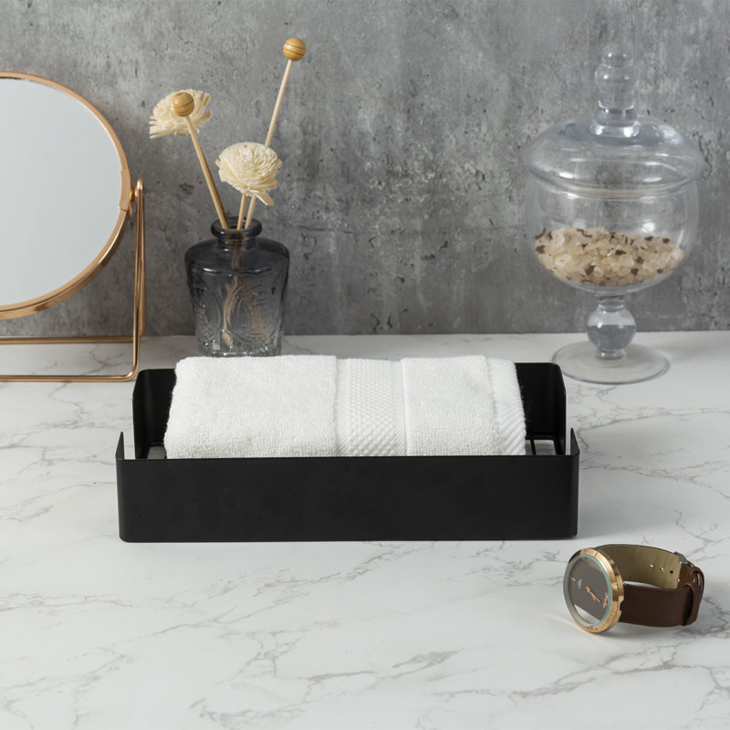 Porte-serviettes en papier noir